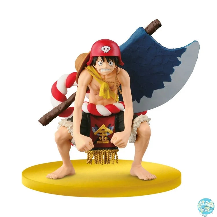 One Piece Film Gold - SCultures Big Ruffy Champion 2015 Figur 12cm - Banpresto