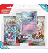 Pokemon Stellarkrone 3 Pack Blister  Deutsch zufällige Auswahl