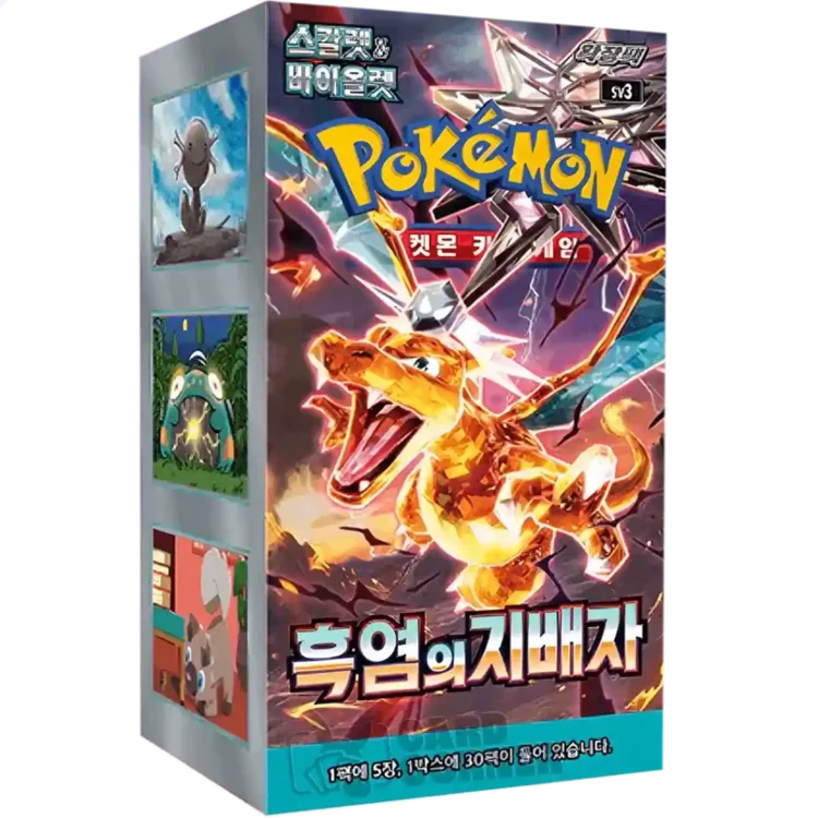 Pokemon Ruler of the Black Flame sv3 Booster Display (koreanisch)
