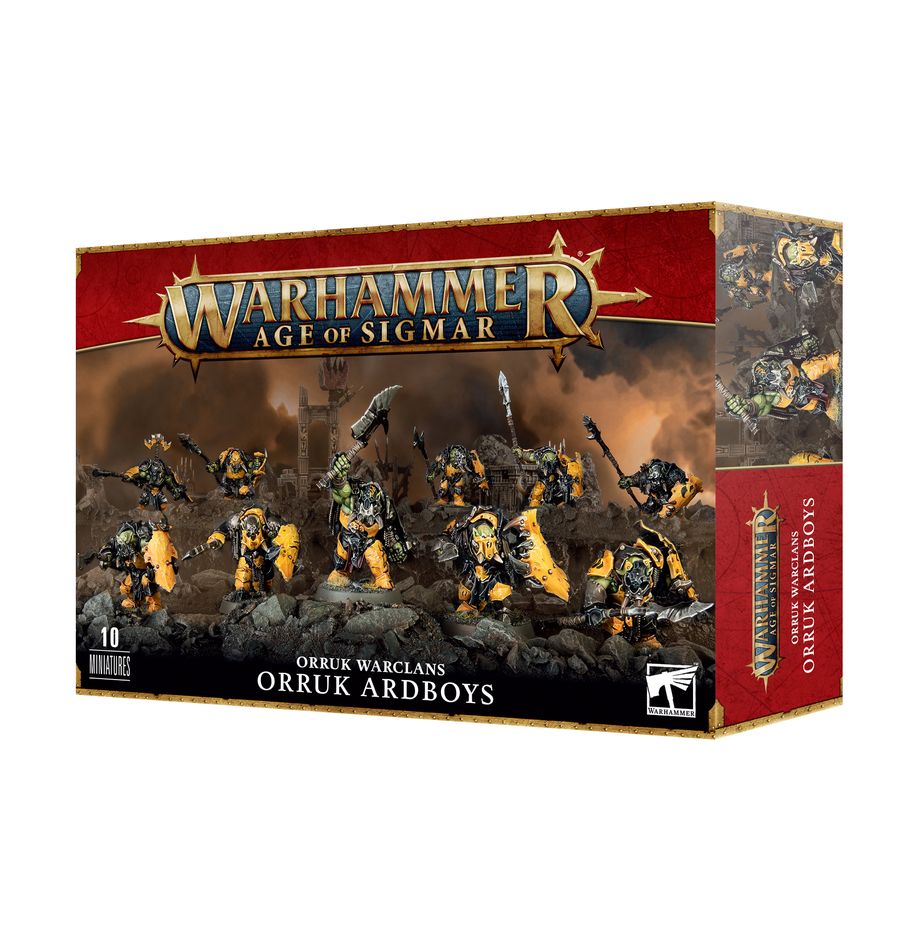 Warhammer age of sigmar Orruk Warclans Ardboys