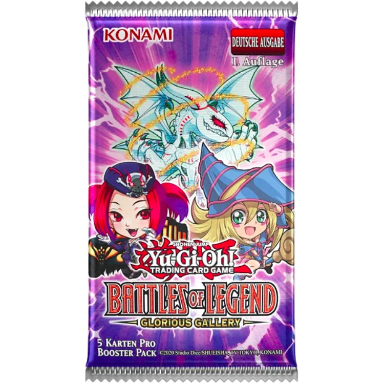 Yu-Gi-Oh! Battles of Legend: Glorious Gallery - 1. Auflage Booster Pack (deutsch)