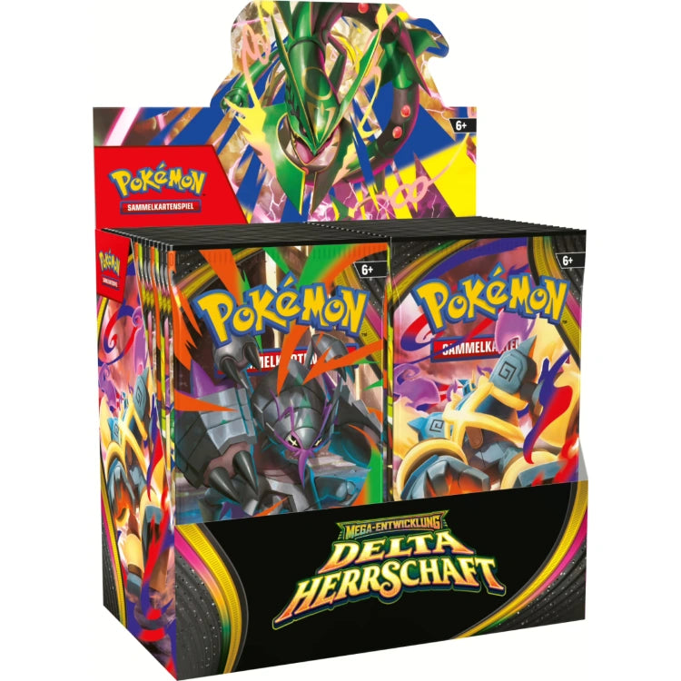 Pokémon Mega-Entwicklung (ME06): Delta Herrschaft Booster Dispaly (deutsch)
