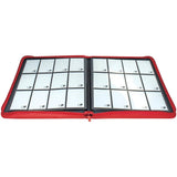 Ultra Pro - Vivid 12-Pocket Zippered PRO-Binder Red (480)