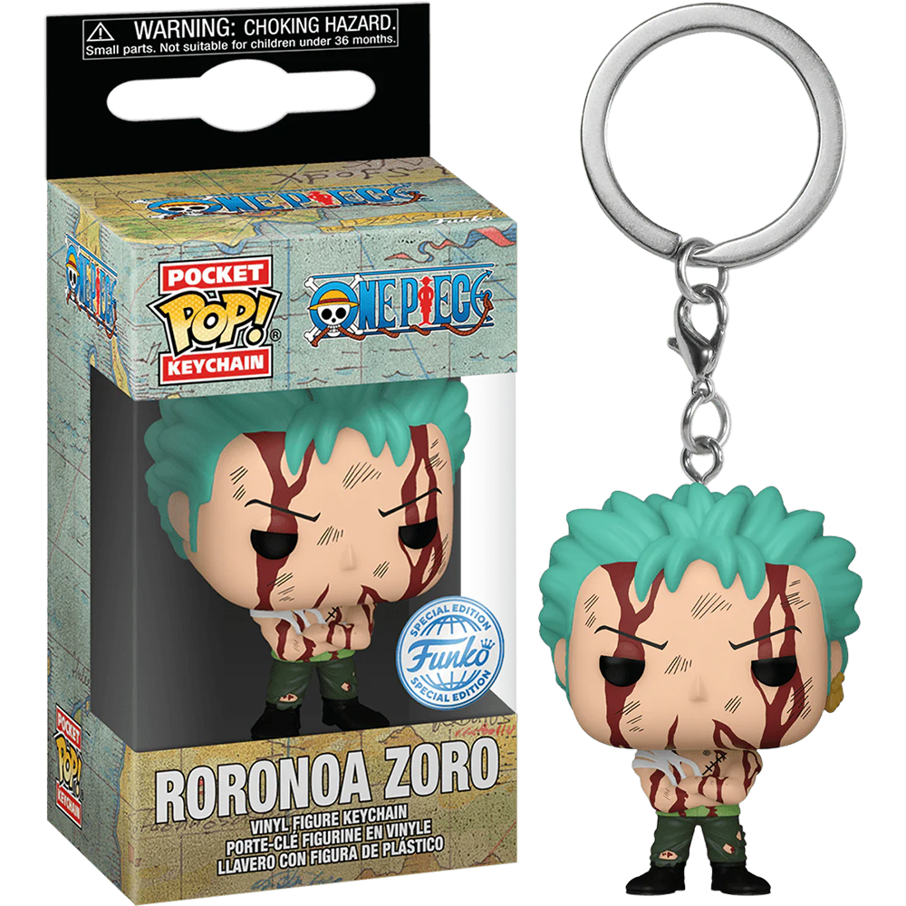 Zoro Nothing Happened Funko POP! Keychain One Piece